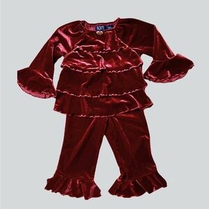 The Children’s Place Red Velvet Outfit (2-Piece)